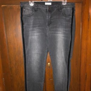 Biker girl Black Jeans